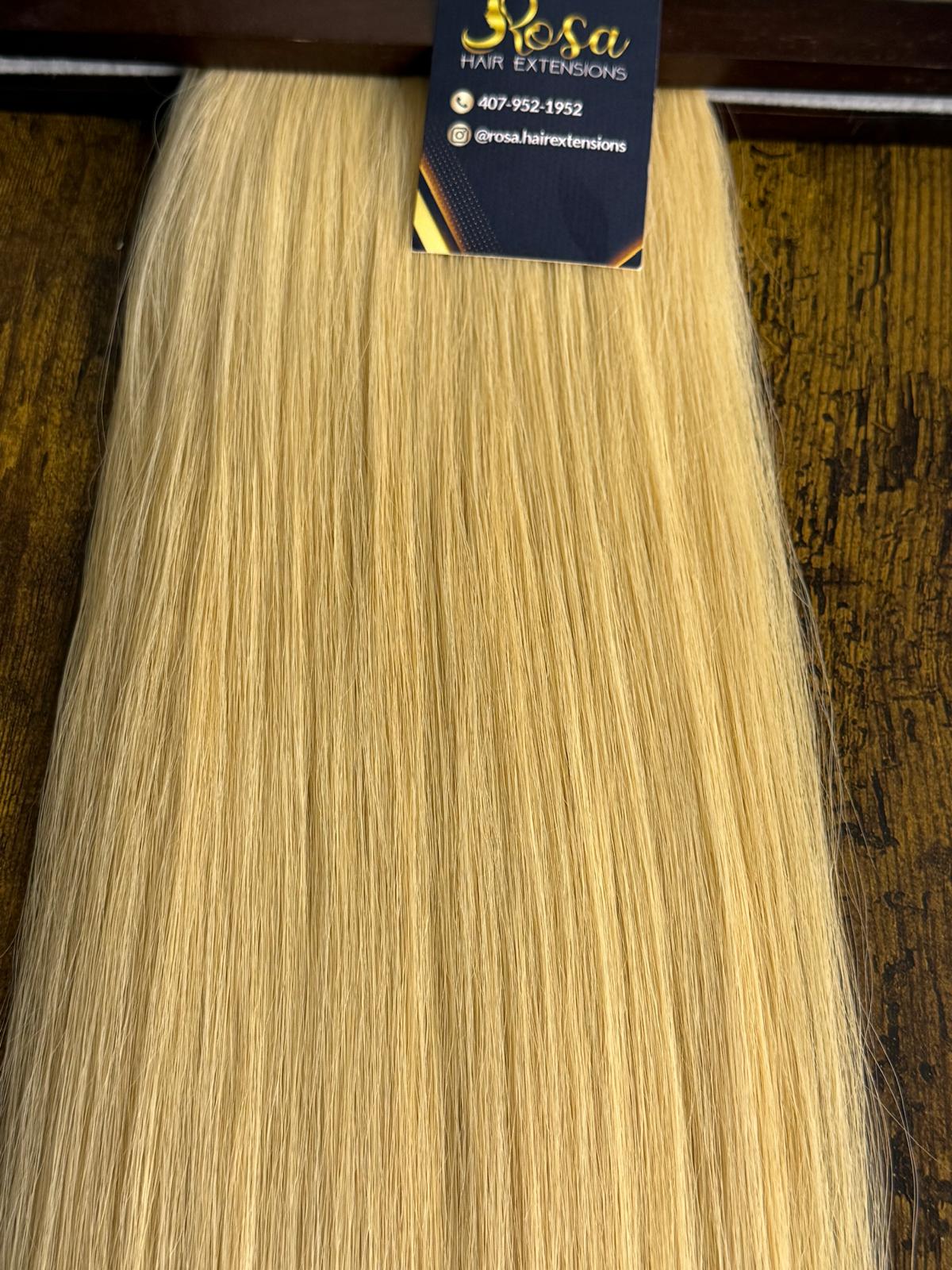 Blond Weft Extension