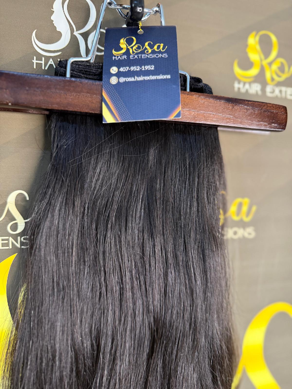 Brown Wavy Weft Extension